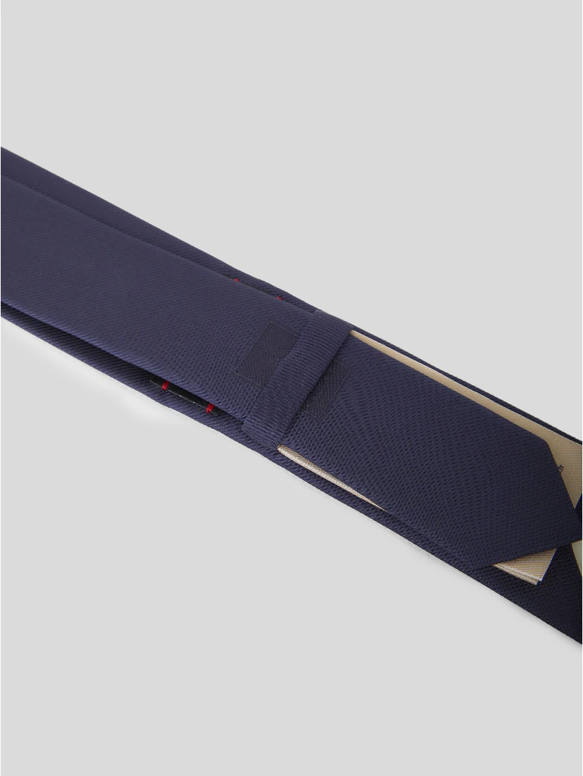 Silk tie with Double G