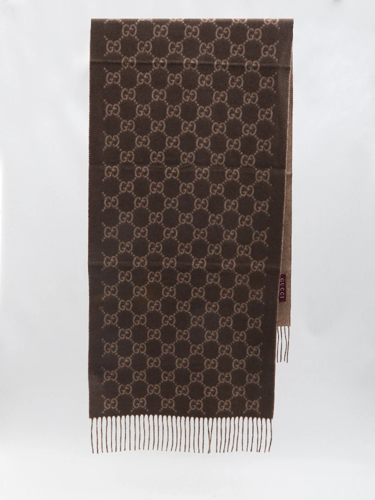 GG cashmere scarf
