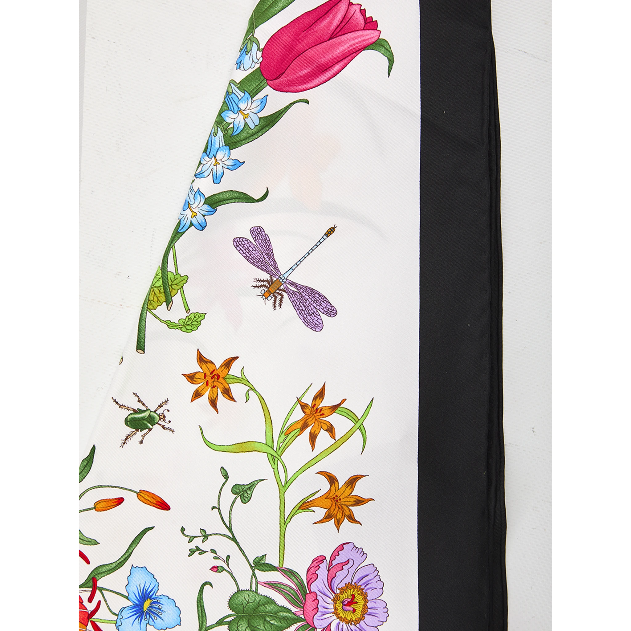 Diamond silk twill scarf