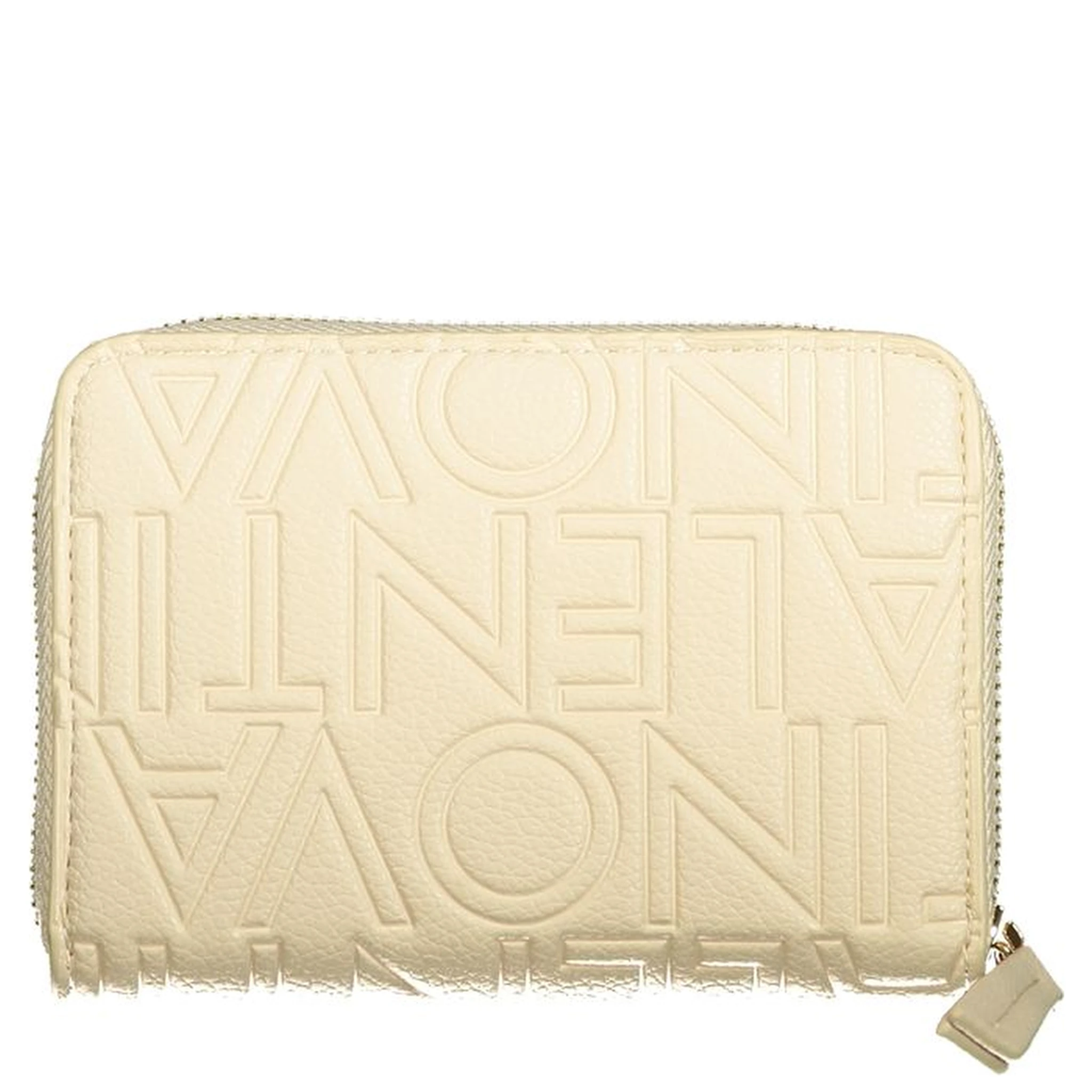 Beige Polyurethane Women's Wallet