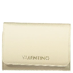 Beige Polyurethane Womens Wallet