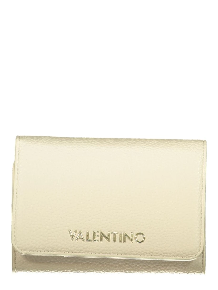 Beige Polyurethane Womens Wallet