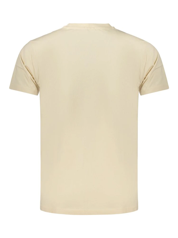 Beige Cotton Mens T-Shirt alternative