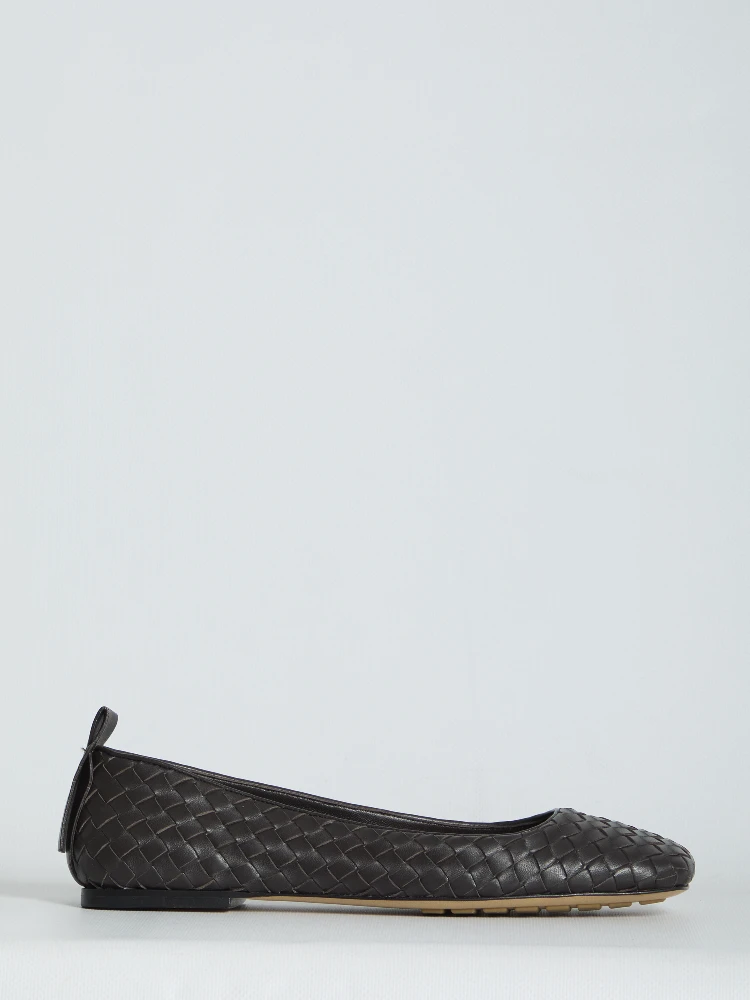 Espresso Charlotte ballet flats