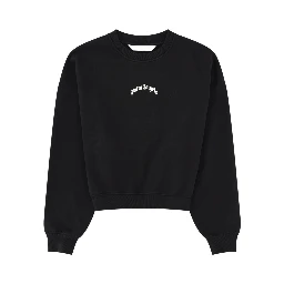 FELPA CROP CON LOGO