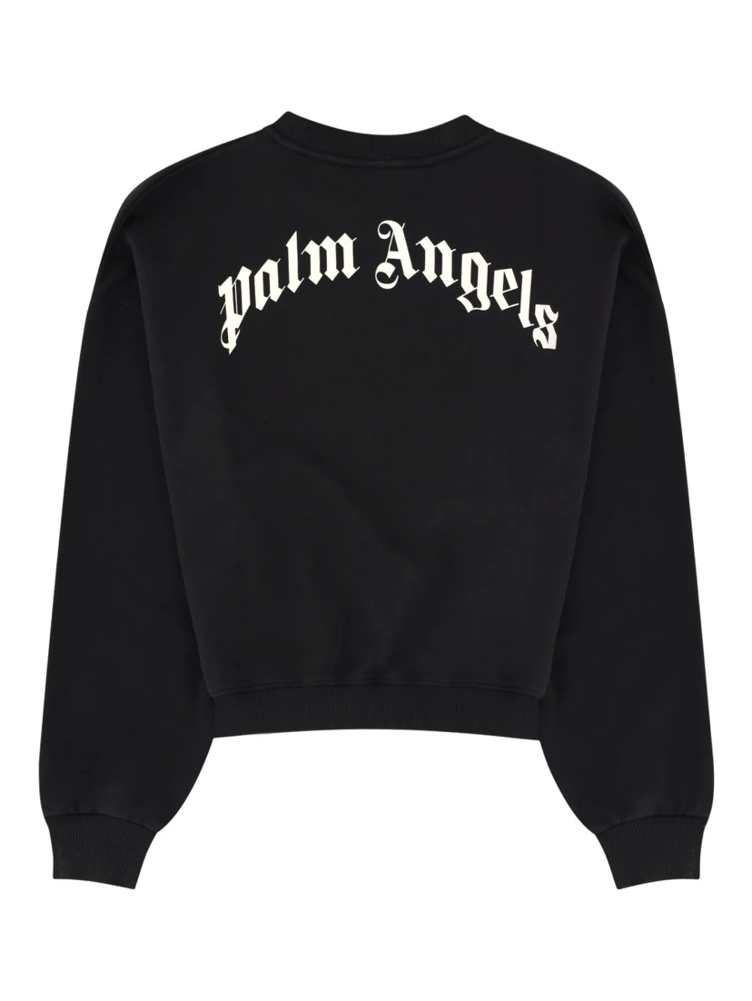 FELPA CROP CON LOGO