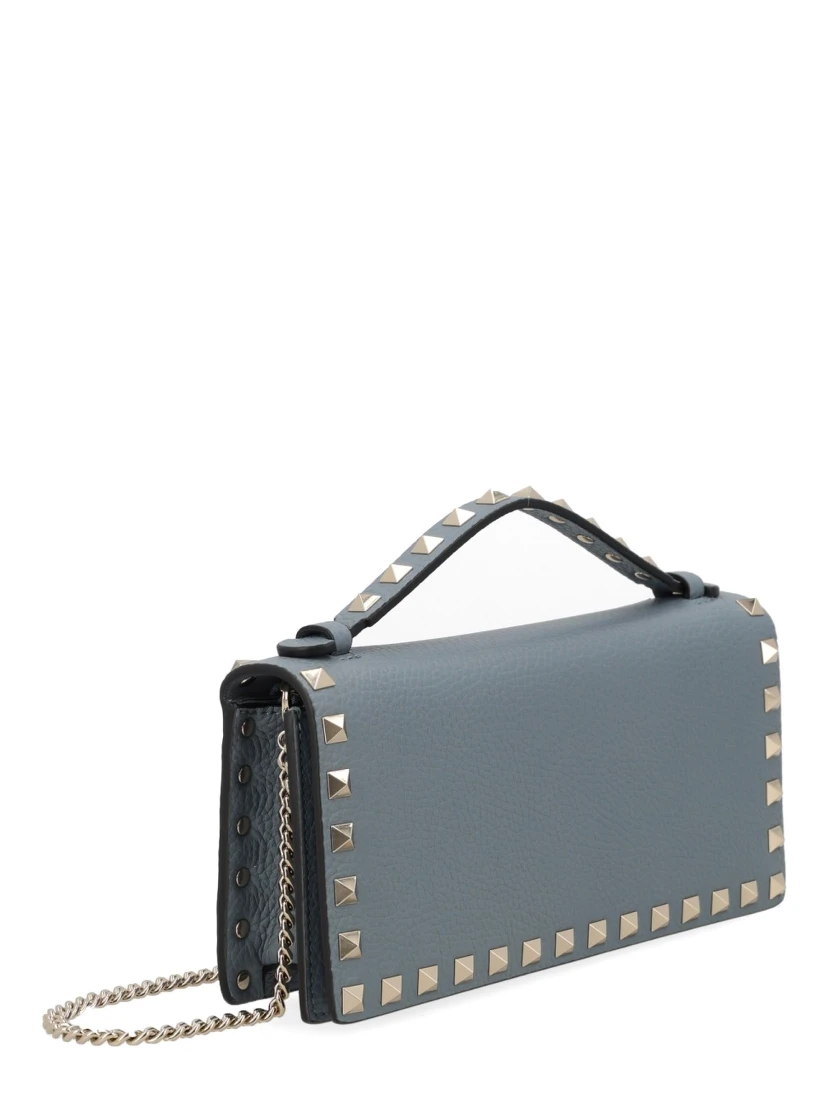 PORTAFOGLIO "ROCKSTUD" CON CATENA