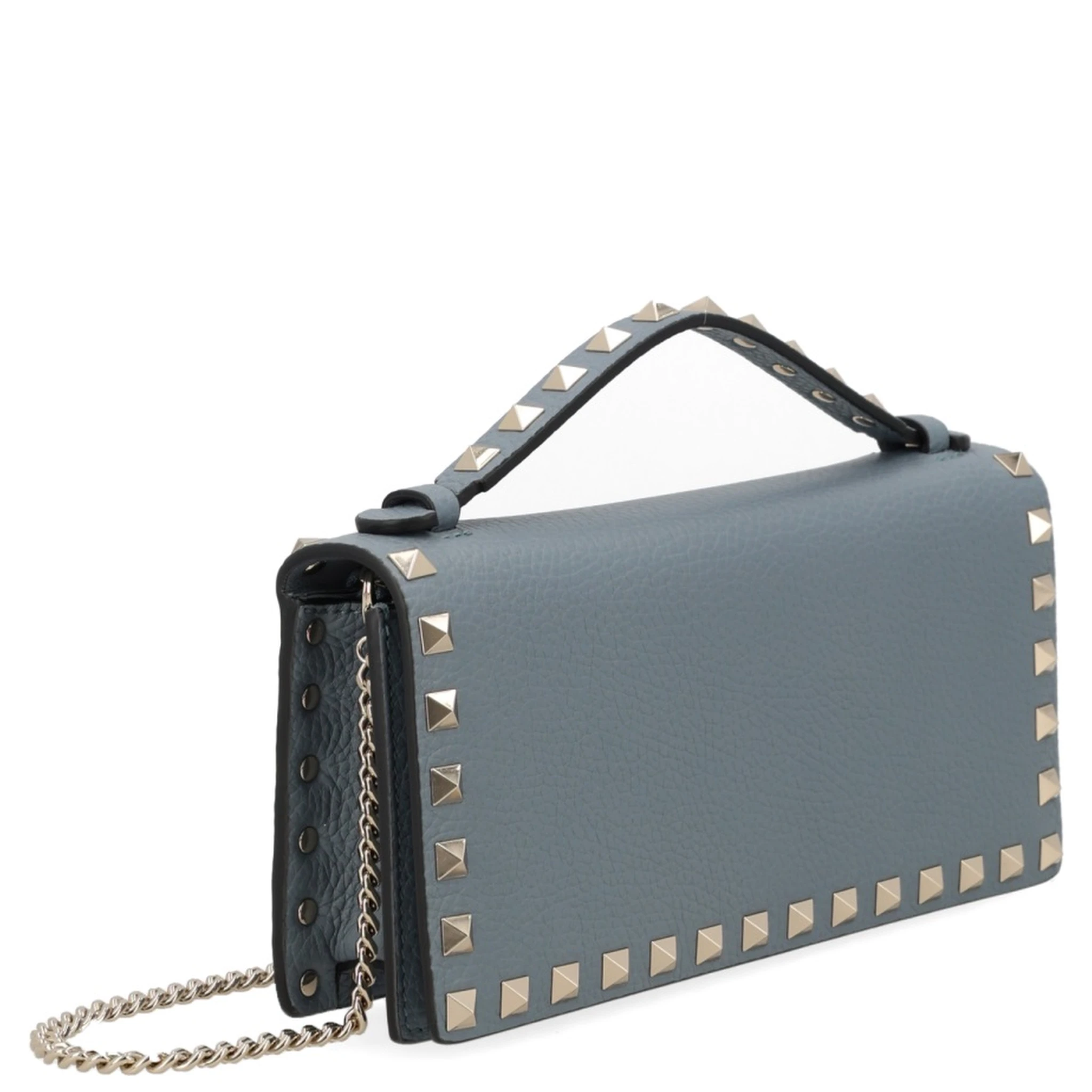 PORTAFOGLIO "ROCKSTUD" CON CATENA