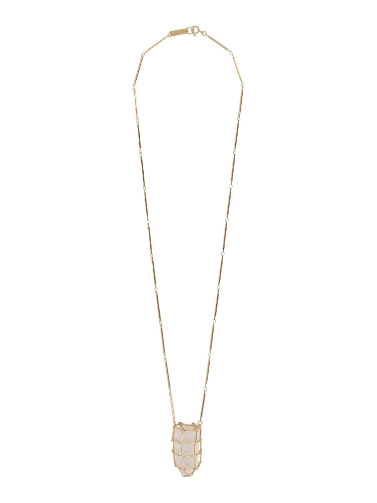 COLLANA CON PENDENTE "ROCK CRYSTAL"