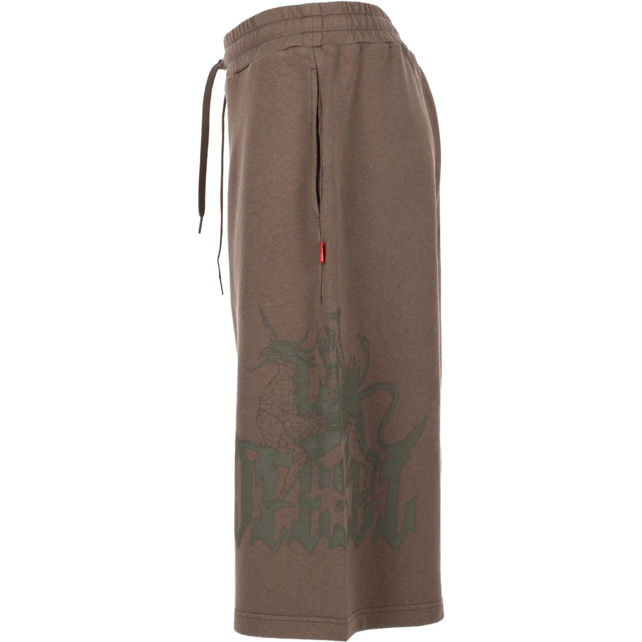 SHORTS "P-FROM" CON STAMPA