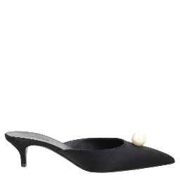 MULE IN SETA CON PERLA