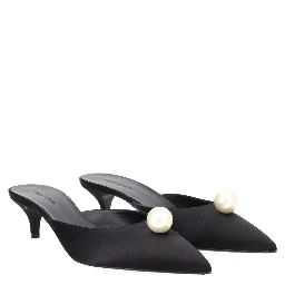 MULE IN SETA CON PERLA