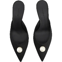 MULE IN SETA CON PERLA