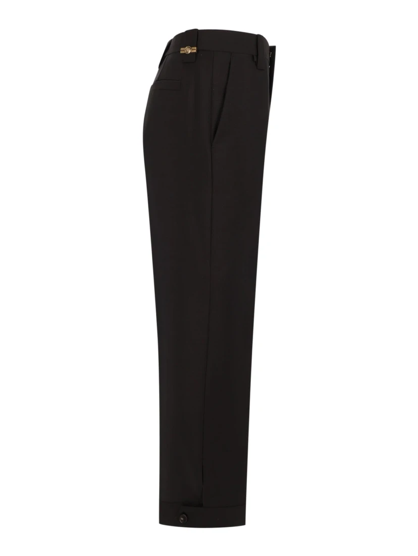 PANTALONE IN LANA E MOHAIR