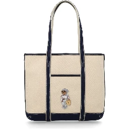 BORSA TOTE "BEAR CANVAS" SMALL