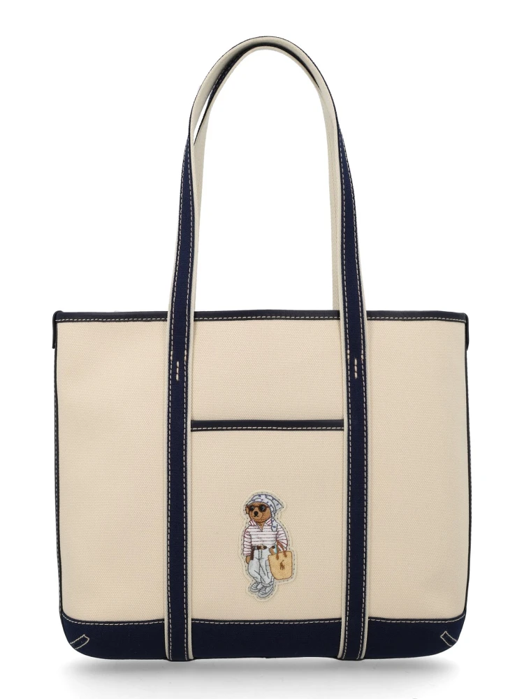 BORSA TOTE "BEAR CANVAS" SMALL