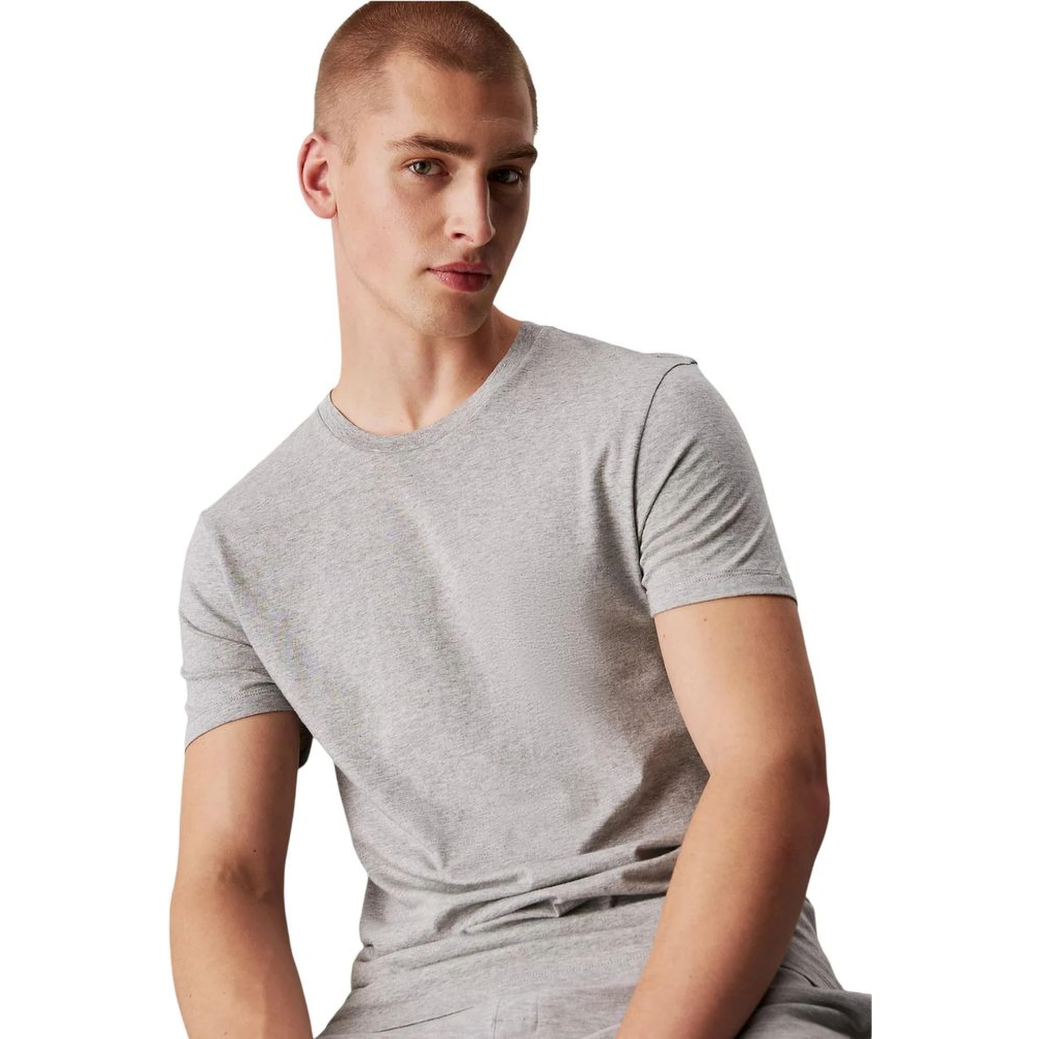Gray Cotton Tank Tops