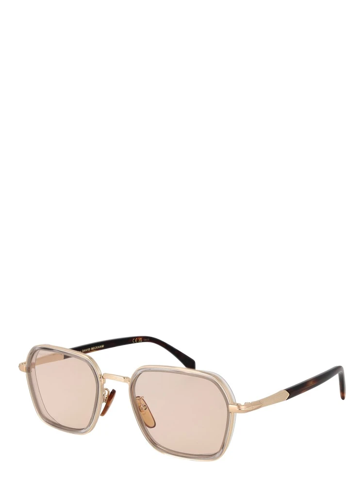 Rose Gold Metal Sunglasses