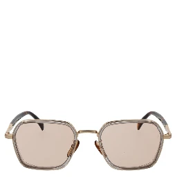 Rose Gold Metal Sunglasses