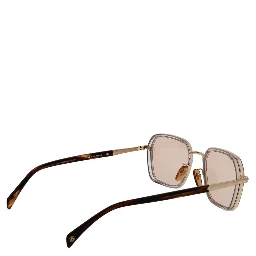 Rose Gold Metal Sunglasses