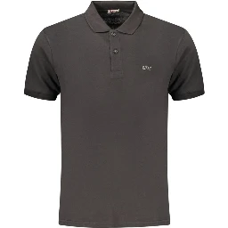 Black Cotton Polo Shirt