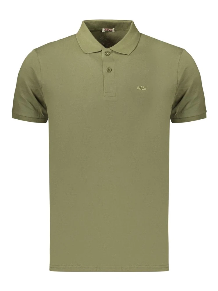 Green Cotton Polo Shirt