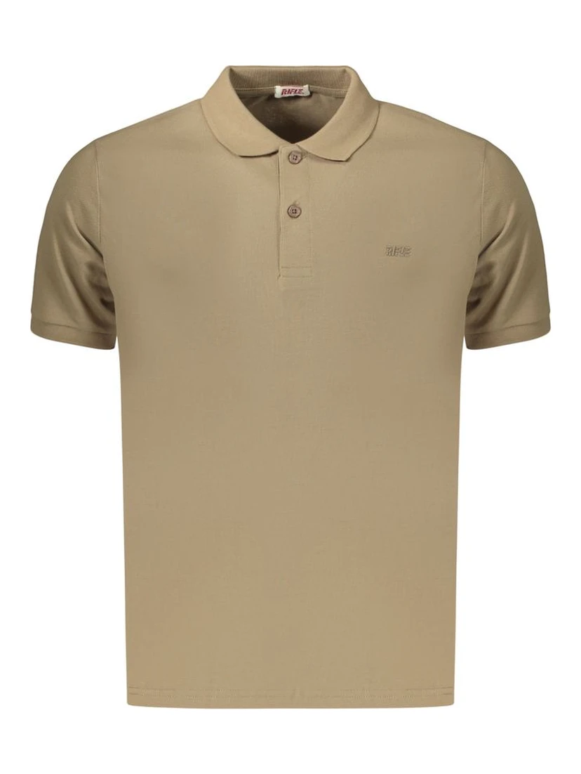 Brown Cotton Polo Shirt