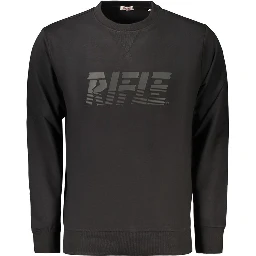 Black Cotton Sweatshirt