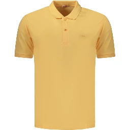 Orange Cotton Polo Shirt