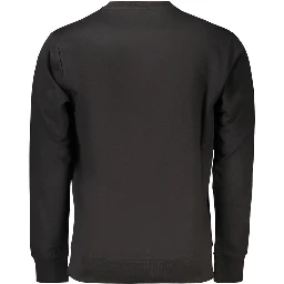Black Cotton Sweatshirt