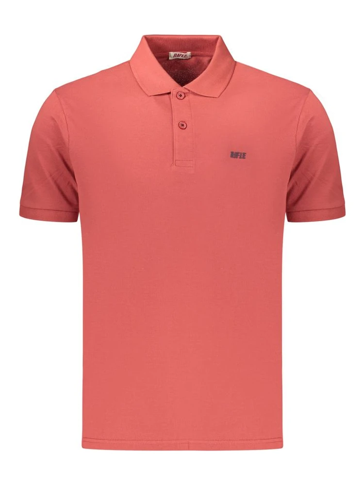 Red Cotton Polo Shirt