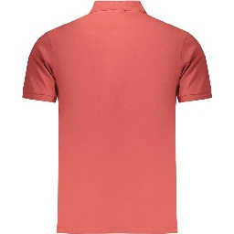 Red Cotton Polo Shirt