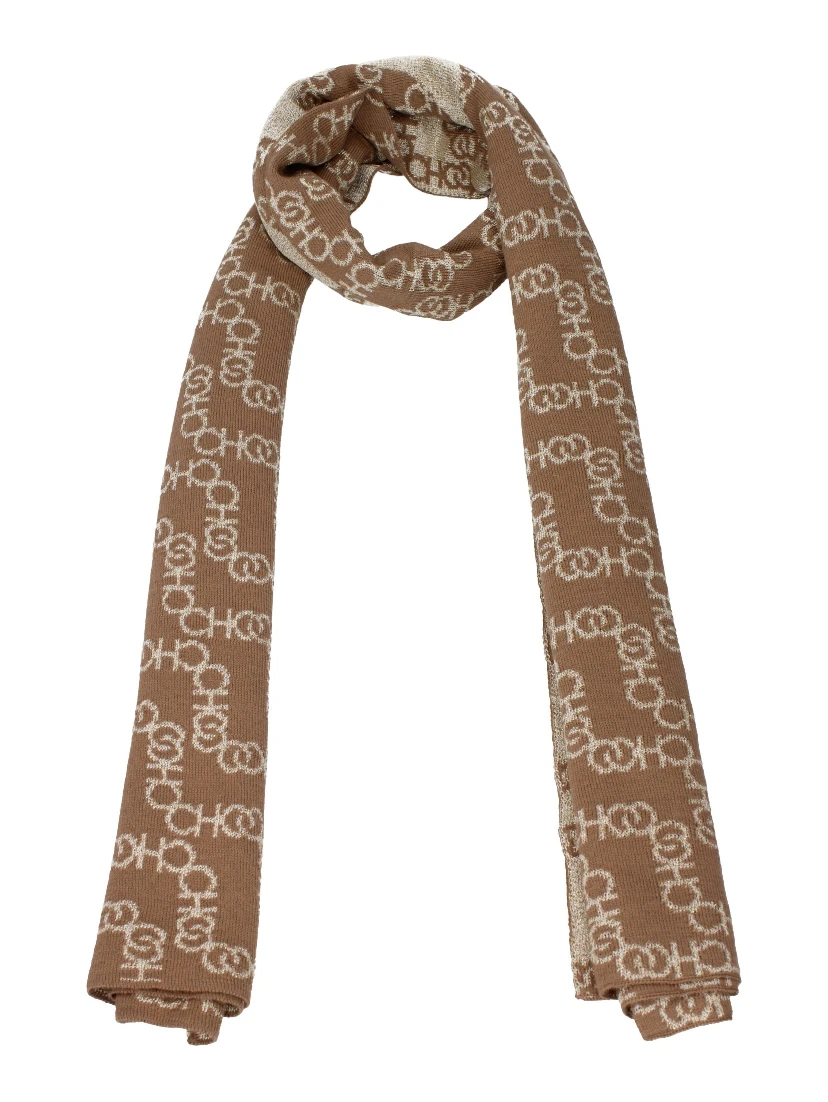 Brown Acetate Scarf