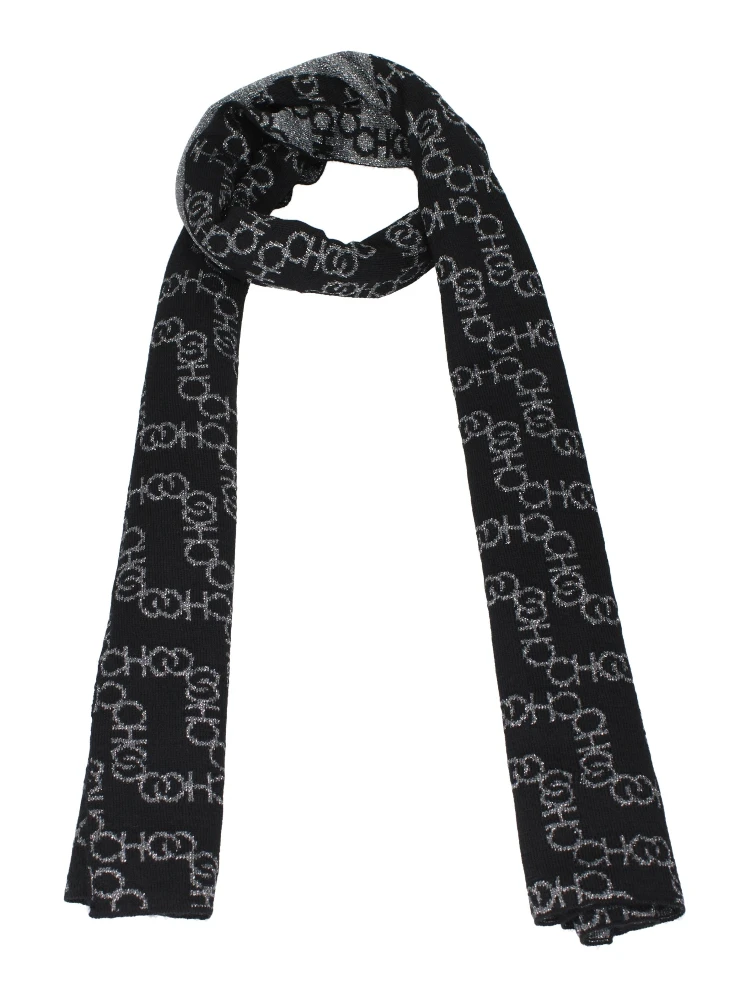 Black Acetate Scarf