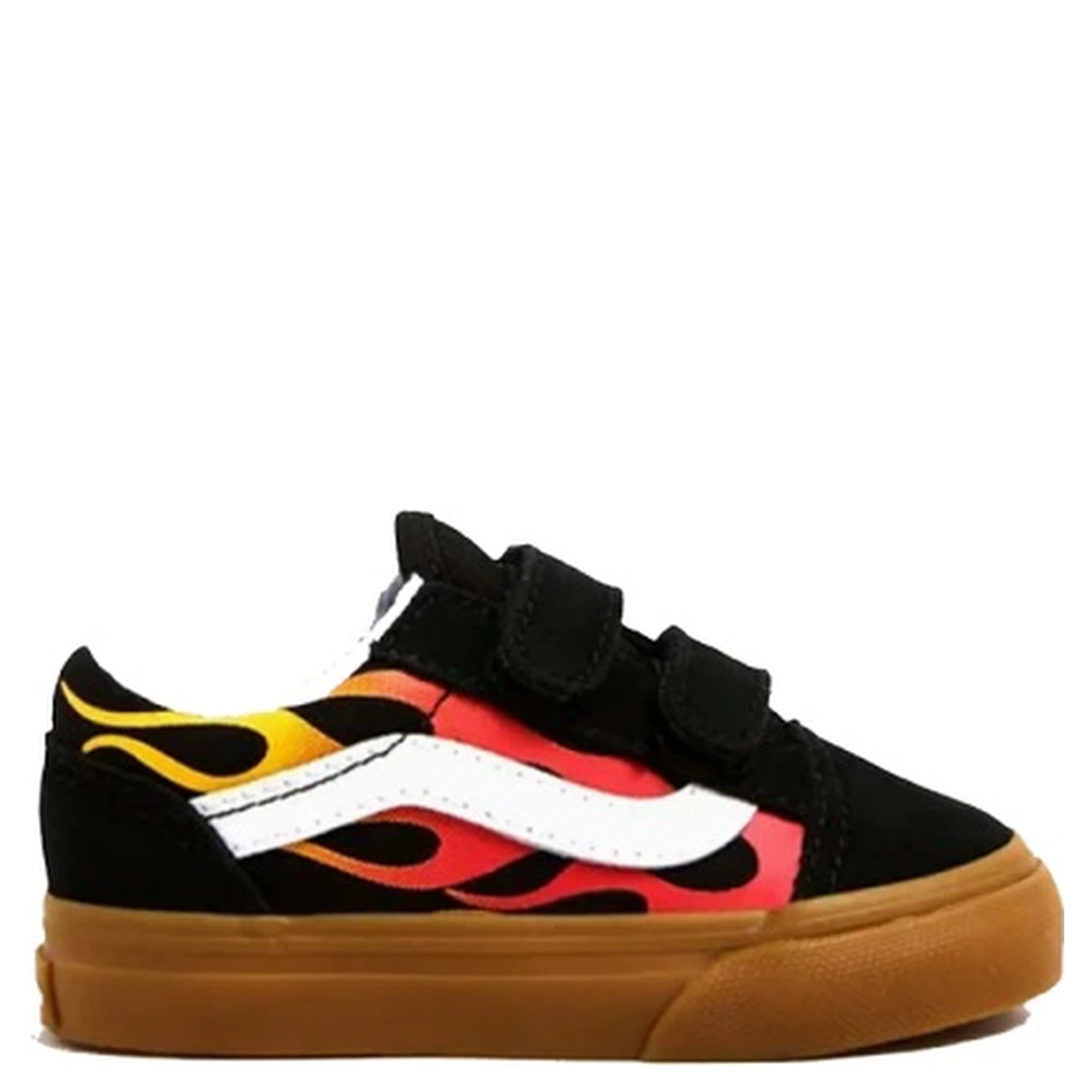 old skool v flame black/gum