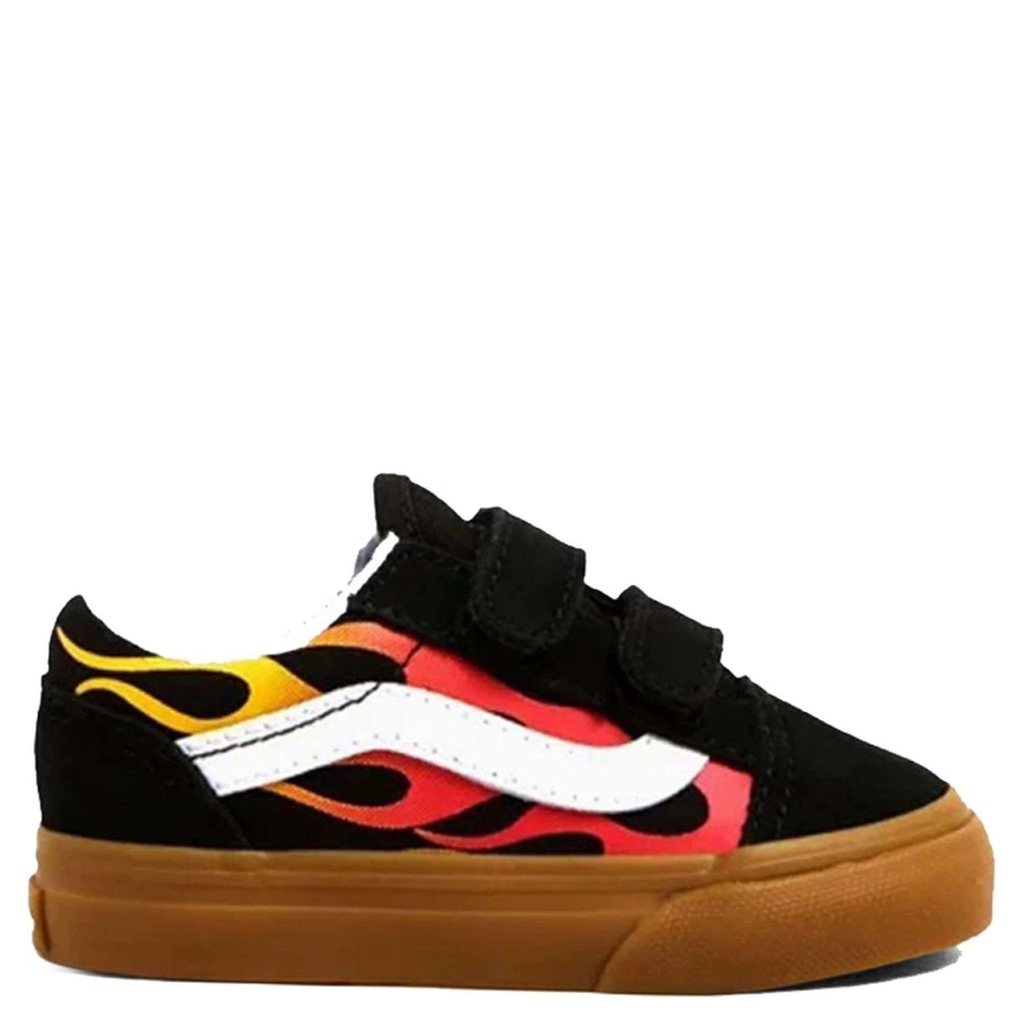 old skool v flame black/gum