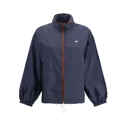 Blue Polyamide Shell Jacket