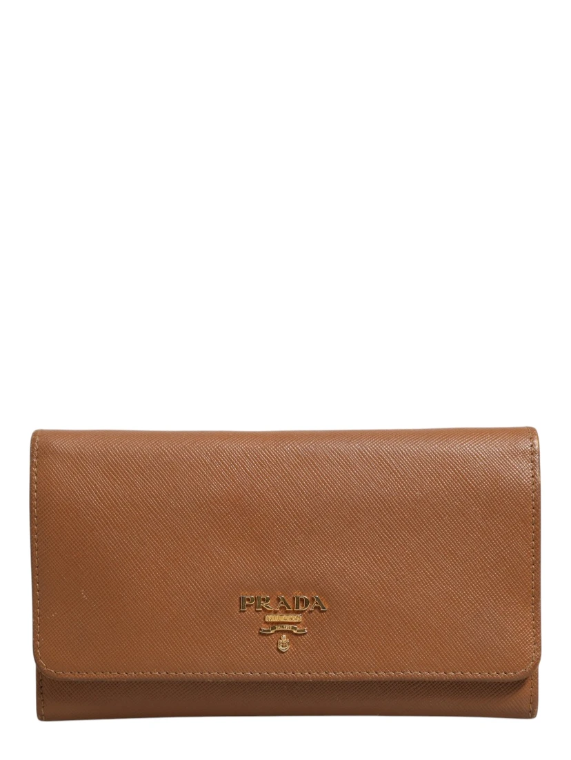 Brown and Gold Wallet Strap