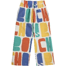 PANTALONI CON LOGO MULTICOLOR