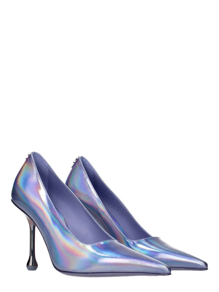 Purple Leather High Heel Pumps alternative