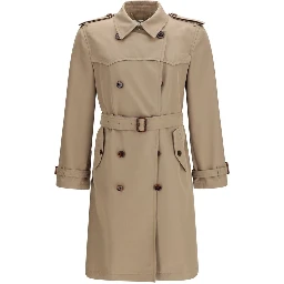 Brown Silk Coat
