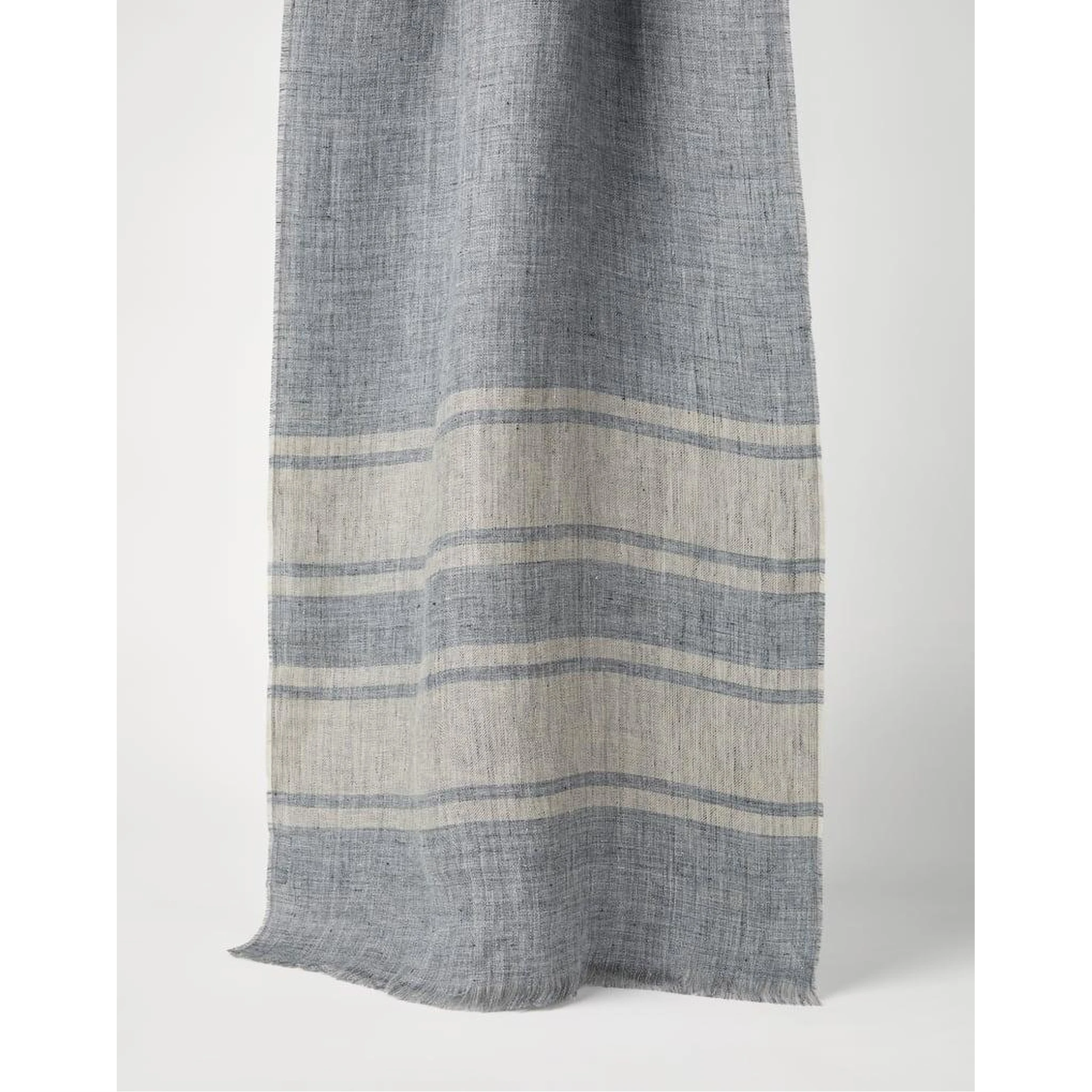 Bicolor Linen Scarf