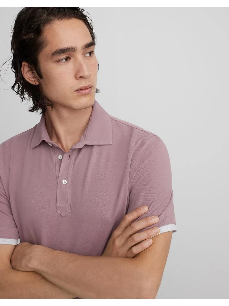 Bicolor Cotton Polo Shirt alternative