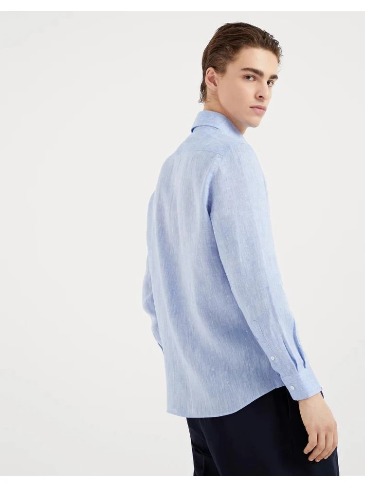 Blue Linen Shirt alternative