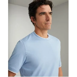 Bicolor Cotton T-Shirt