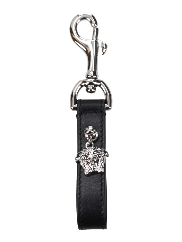 Black Leather Keychain