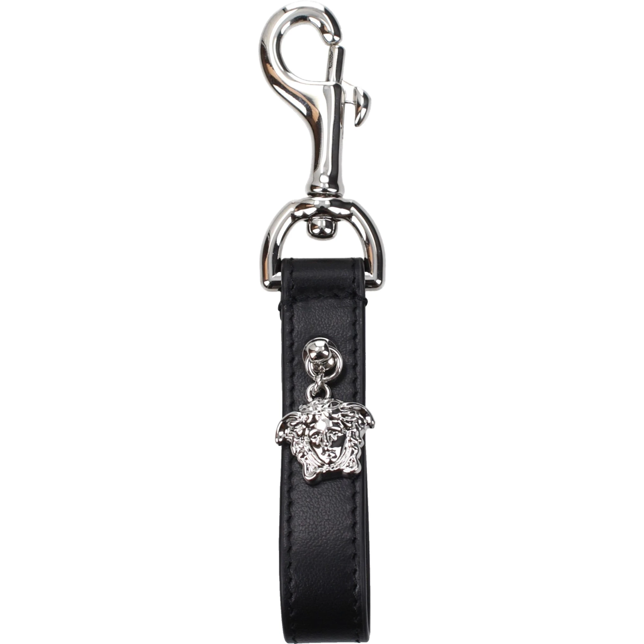 Black Leather Keychain