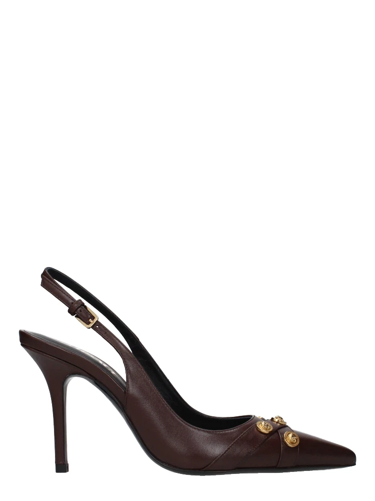 Brown Leather Pumps