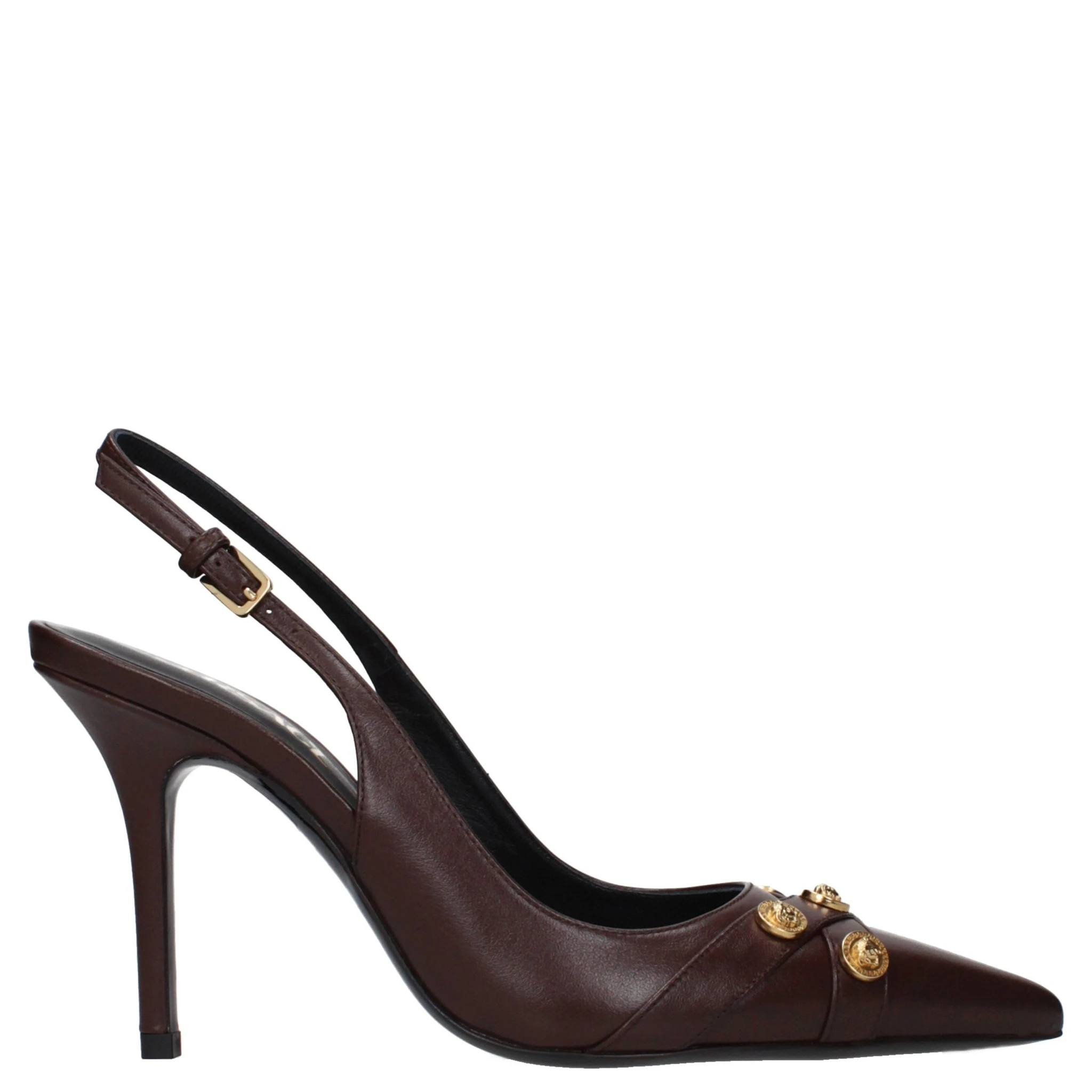 Brown Leather Pumps