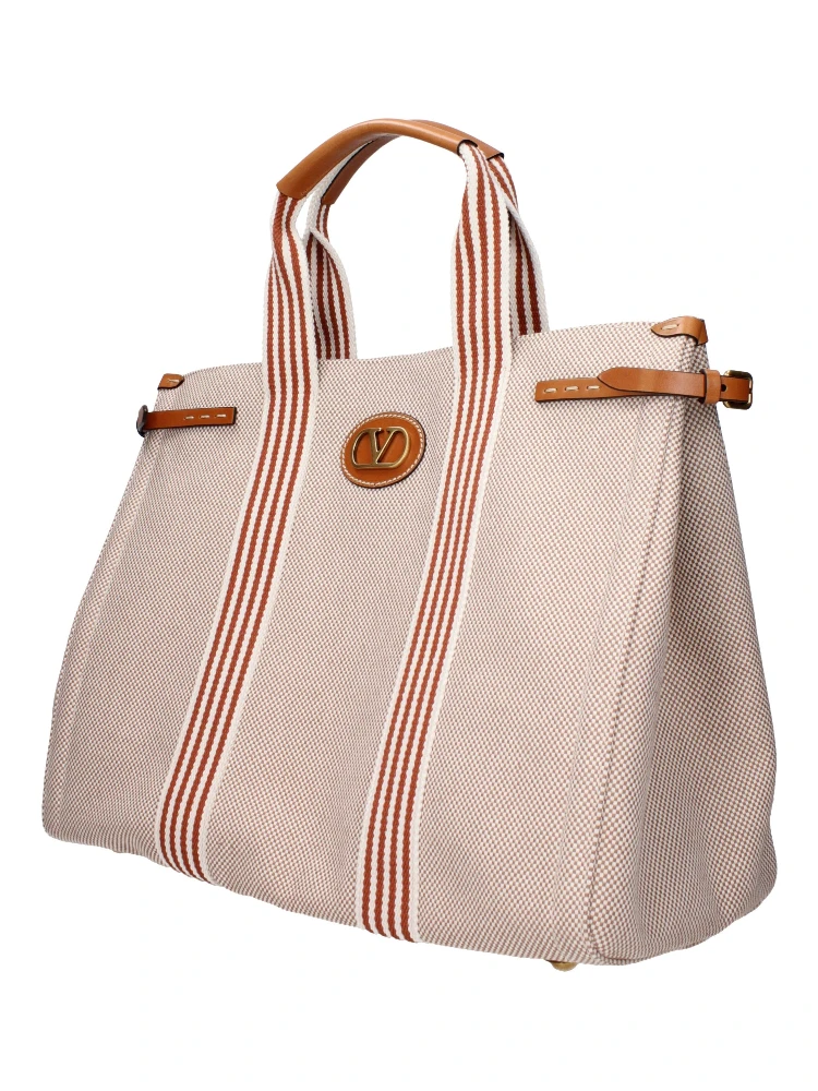 Beige Fabric Handbag alternative